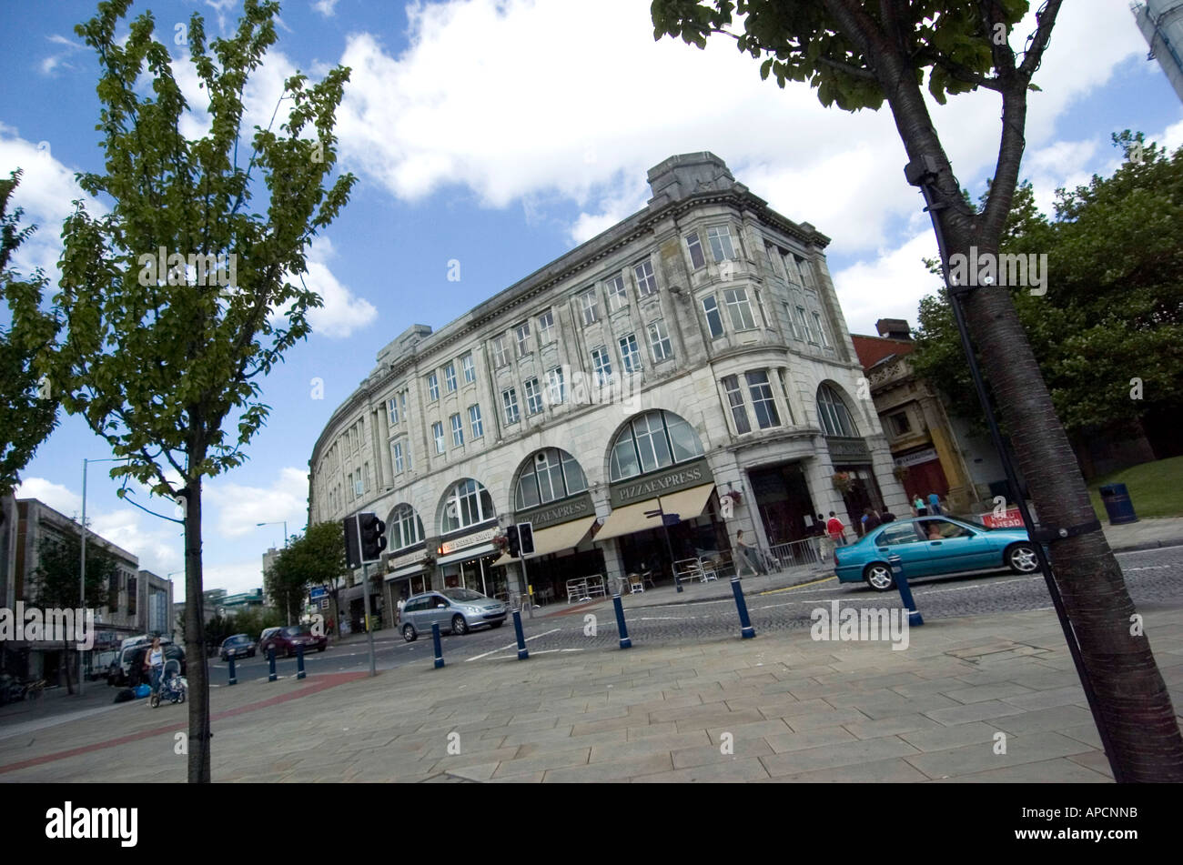 Schloss Lofts Stadtzentrum Wohnsiedlung in Swansea Stockfoto