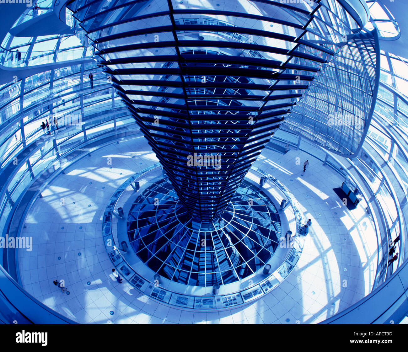 Reichstagskuppel, Berlin, Deutschland Stockfoto