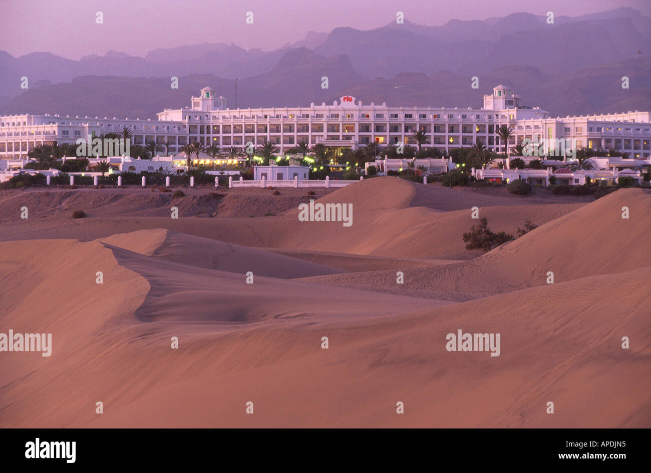 Hotel Riu Palace, Duenen, Maspalomas, Gran Canaria Kanarische Inseln, Spanien Stockfoto