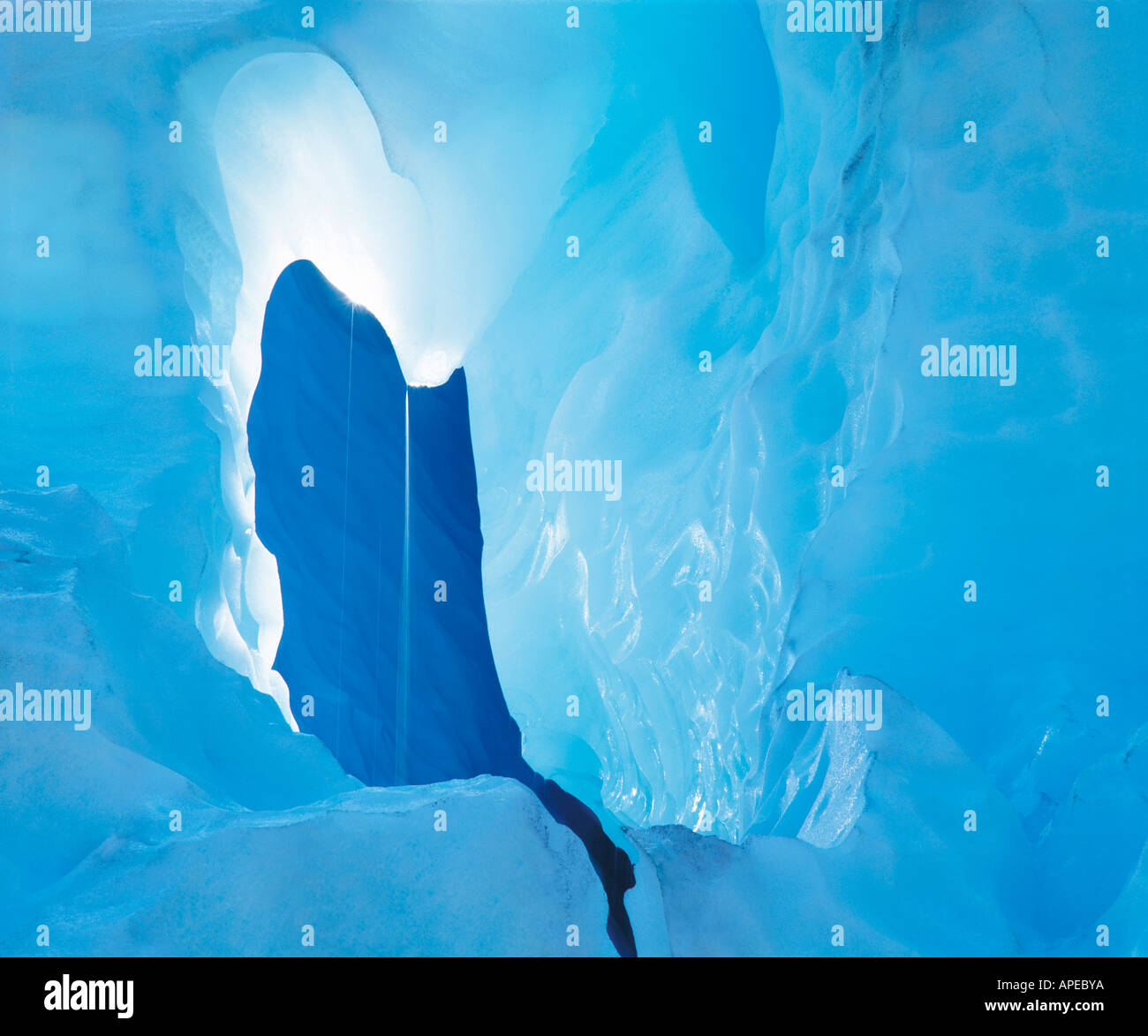 Eisformationen Stockfoto