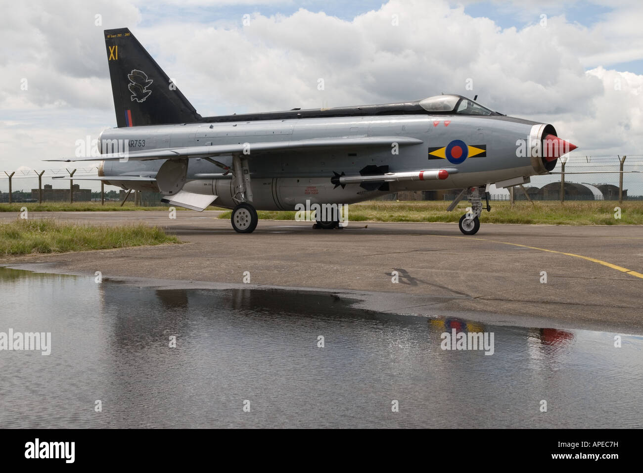 English Electric Lightning an RAF Coningsby, Lincolnshire Stockfoto