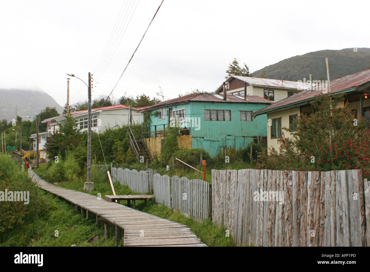 Puerto Eden, Chile Stockfoto
