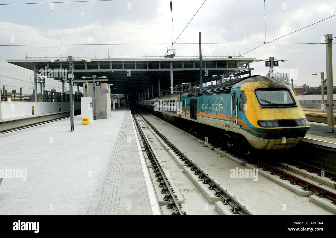 Der neue St Pancras Interim Bahnhof in London Teil der Eisenbahnverbindung Kanal Stockfoto