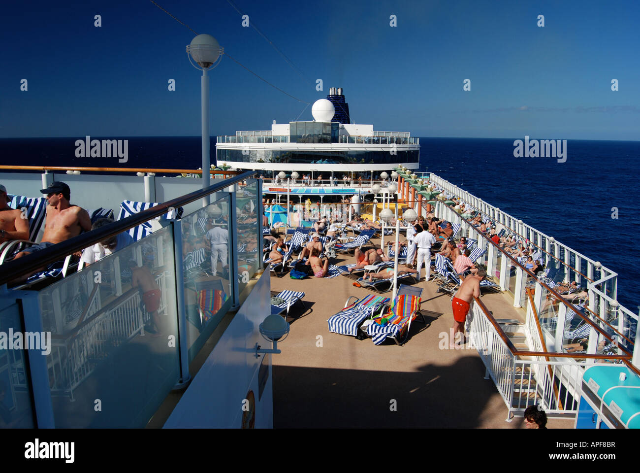 NCL Kreuzfahrtschiff "Norwegian Jewel". Stockfoto