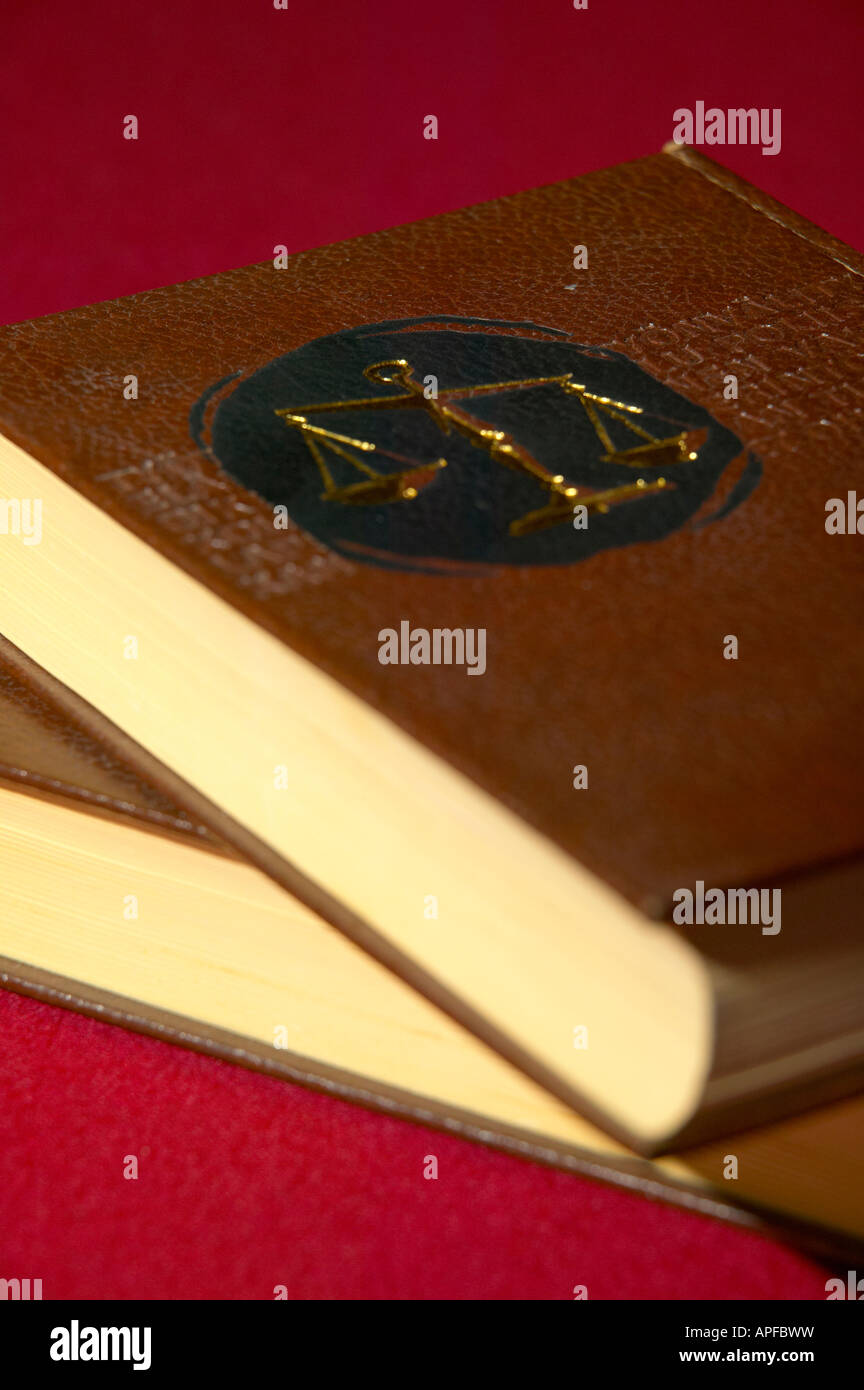 Gesetz Buch Stockfoto