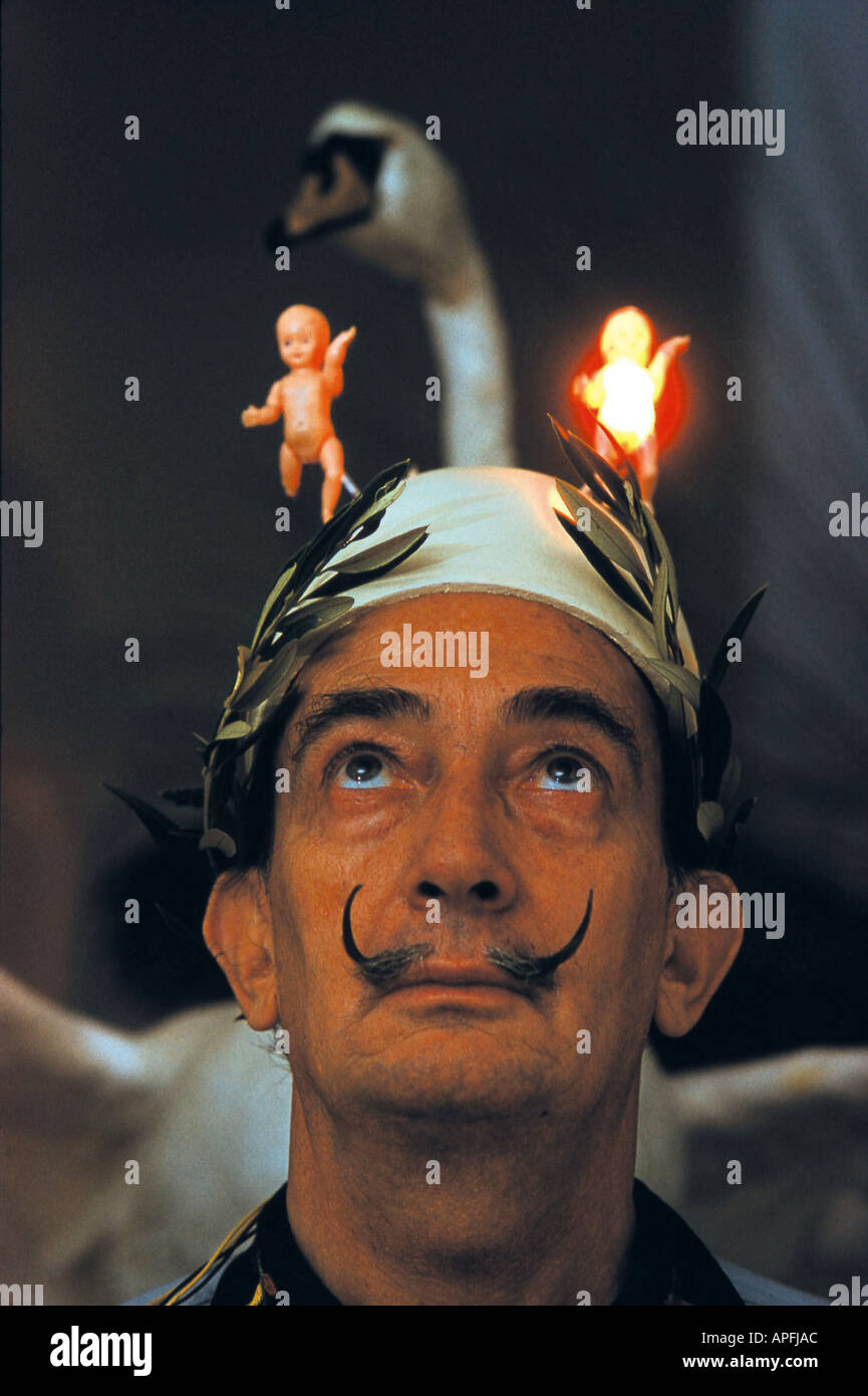 DALI Dioscures Helm Stockfoto