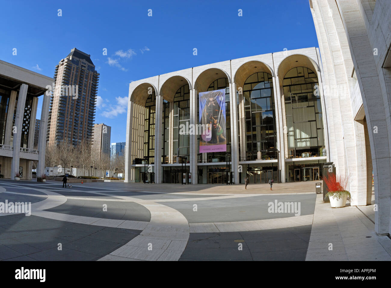 Metropolitan Opera House im Lincoln Center in New York Stockfoto