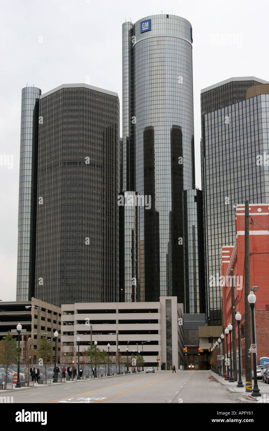 Michigan Detroit, General Motors, GM, Unternehmenszentrale, MI051020139 Stockfoto