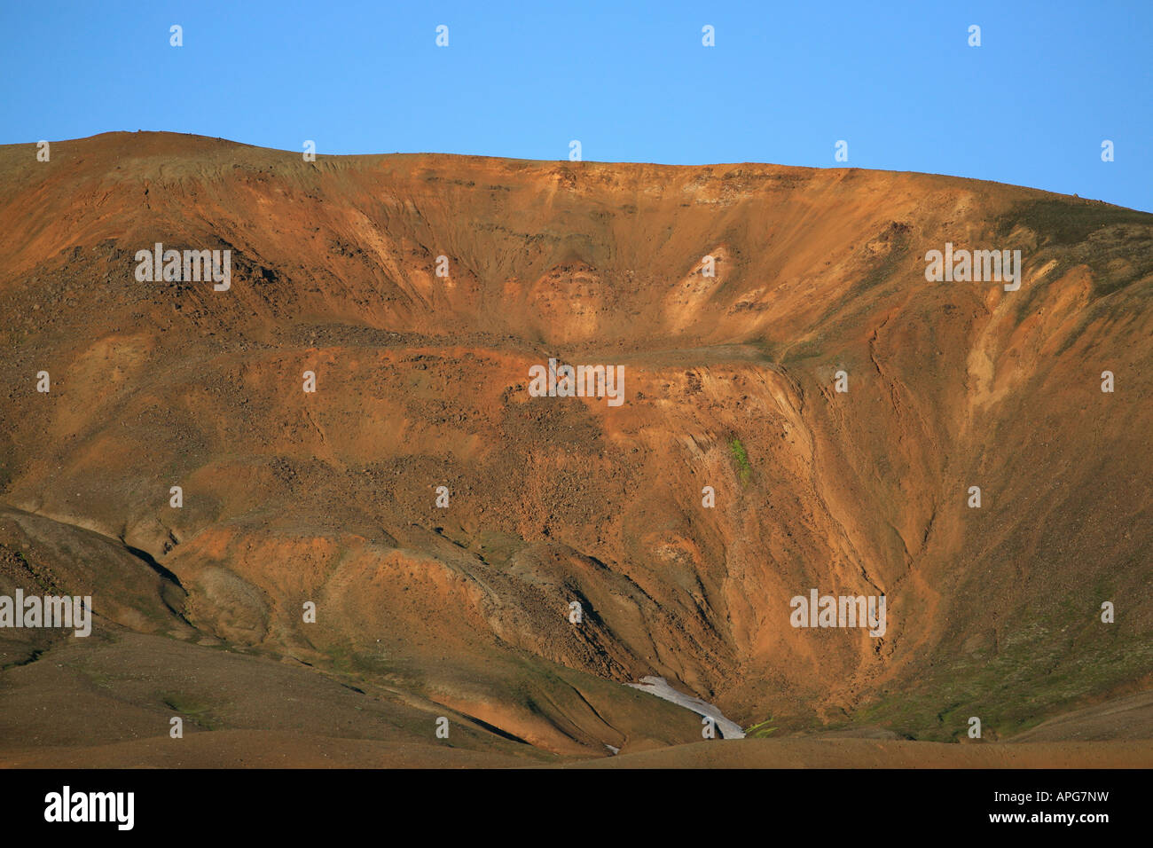 ergänzende Krater Viti, Krafla, geothermische Gebiet in der Nähe von See Myvatn, Island Stockfoto