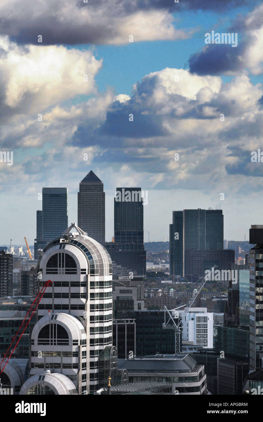 Blick auf London von der Spitze des St Pauls Stockfoto