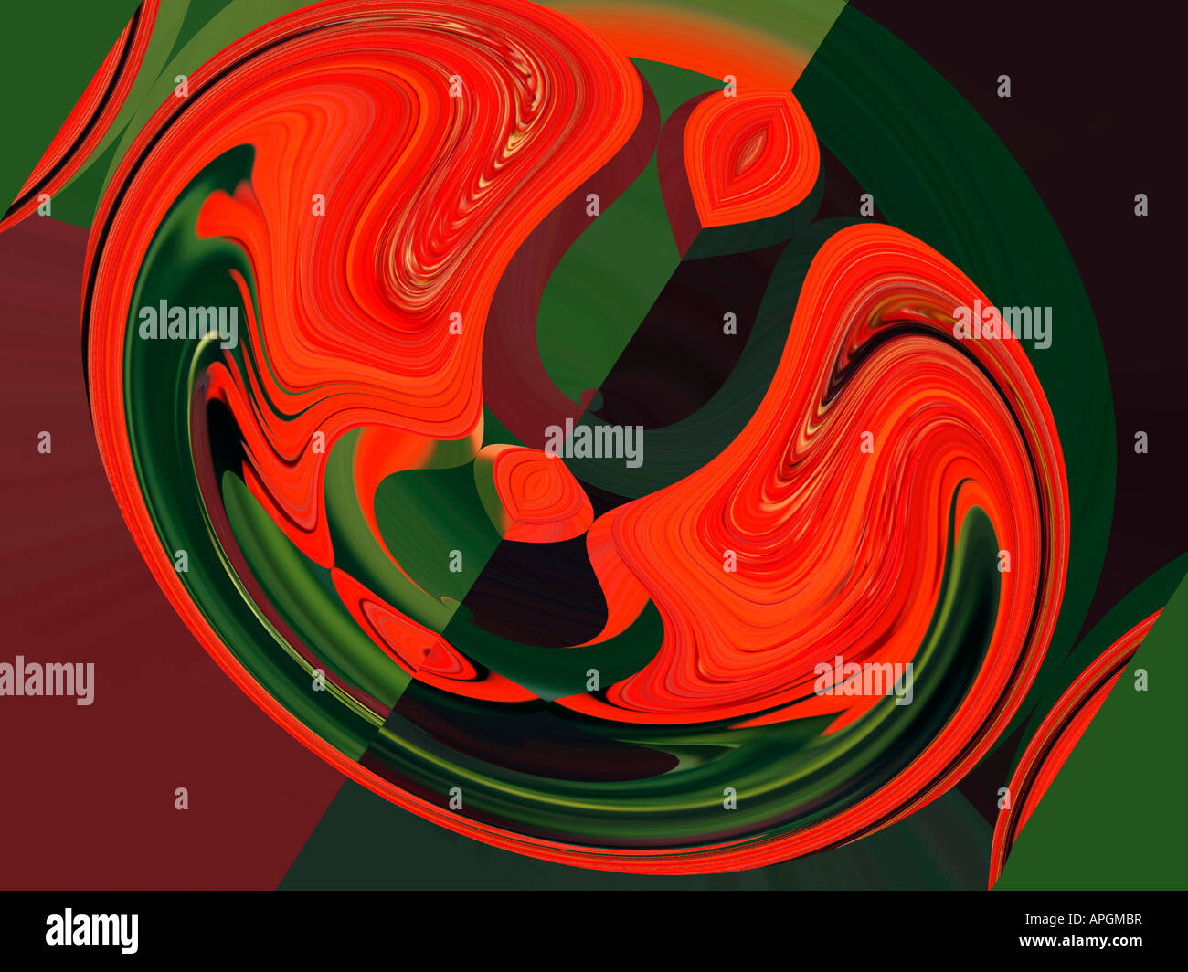 Mutternatur Digital Fine Art Bild geeignet für ökologischen Tourismus-Geschäft oder Sport Logo oder als darstellende Kunst Stockfoto