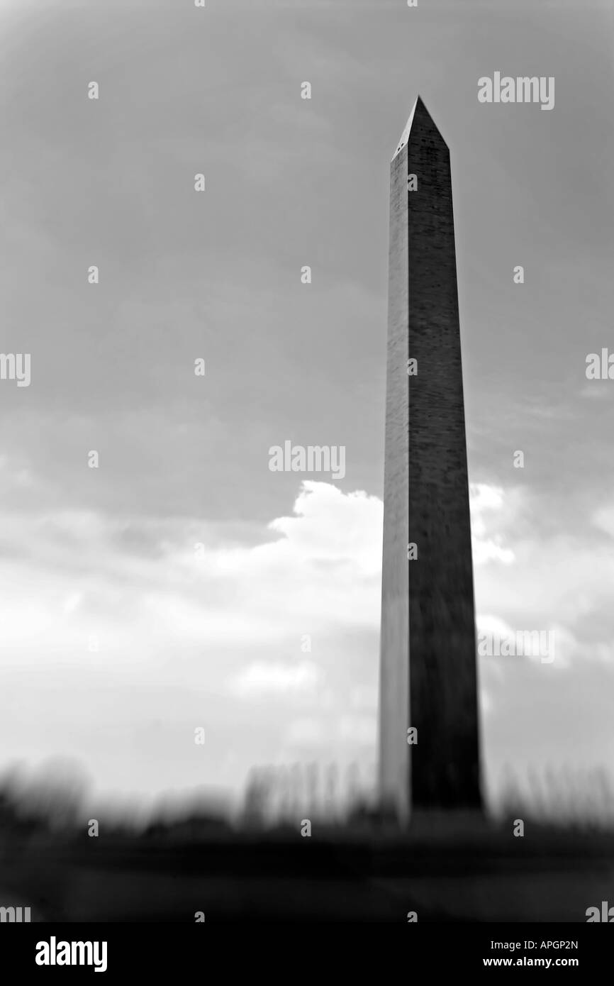 Washington Monument vertikale Stockfoto