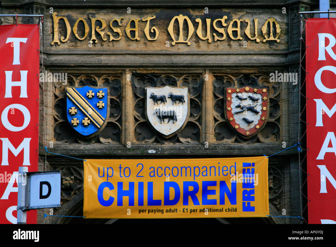 Dorchester Museum Thomas Hardy Ausstellung Dorchester Dorset England uk gb Stockfoto