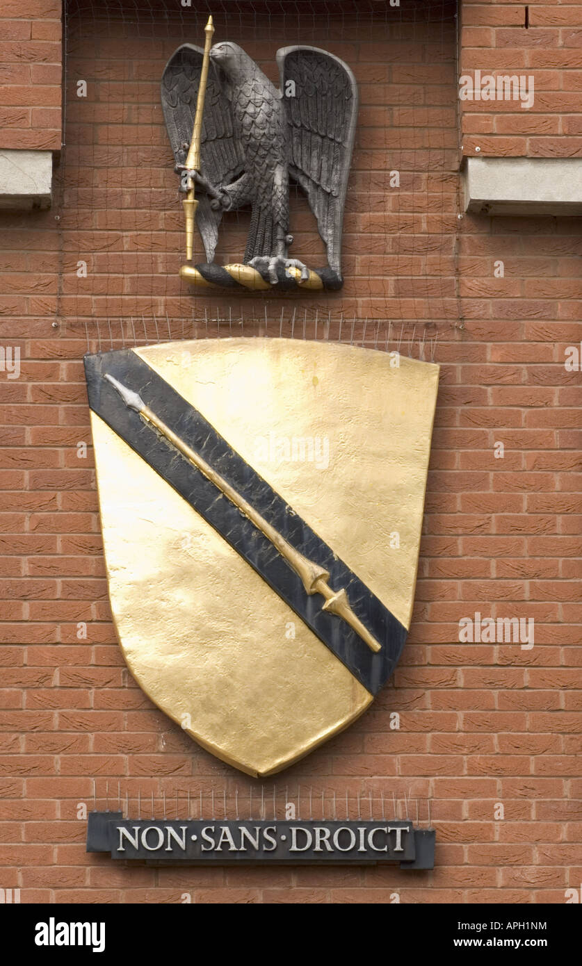 Wappen von William Shakespeare, der Barde. Stockfoto