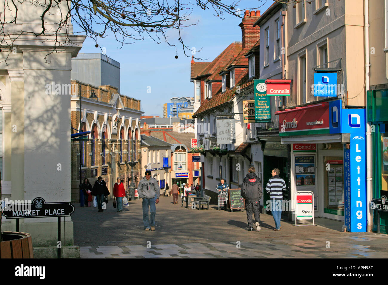 Basingstoke alte Marktstadt Hampshire England uk gb Stockfoto