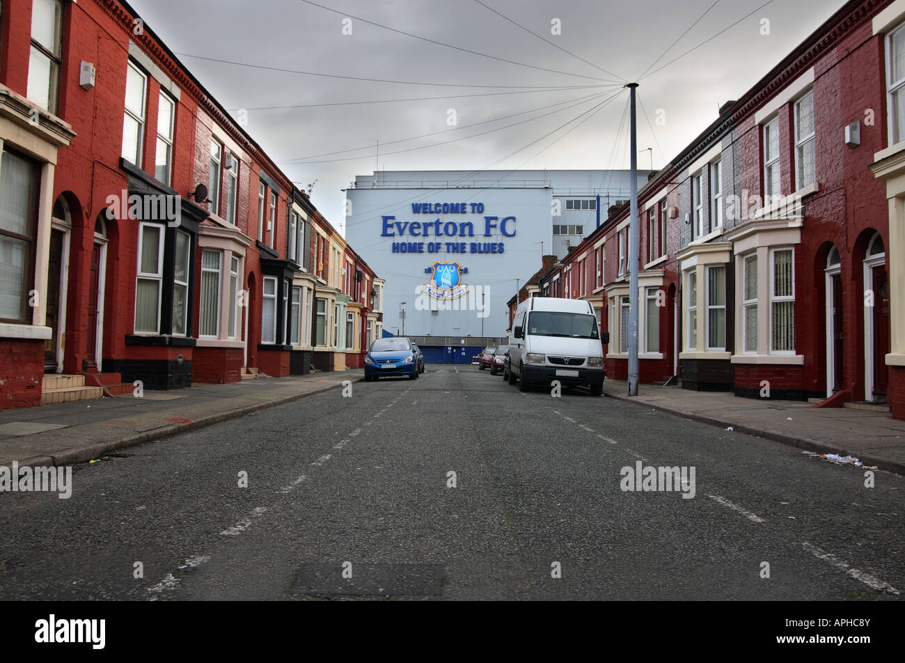 Goodison Park, der Heimat des FC Everton Football Club Stockfoto