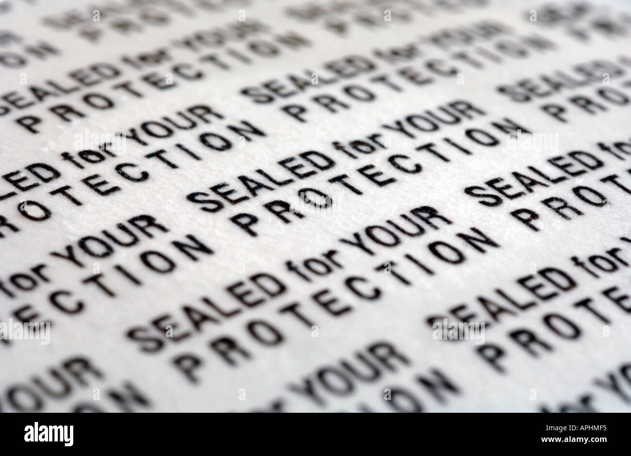 Abgedichtet für Ihre Schutzabdeckung auf der Oberseite eine Flasche von Tabletten Stockfoto