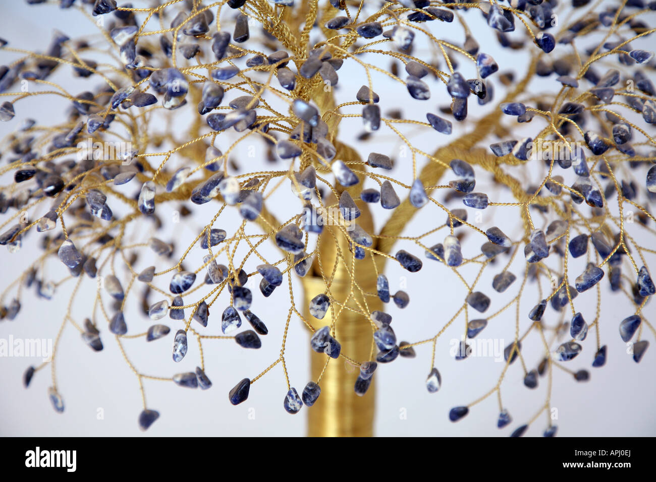 Edelstein-Baum Stockfoto