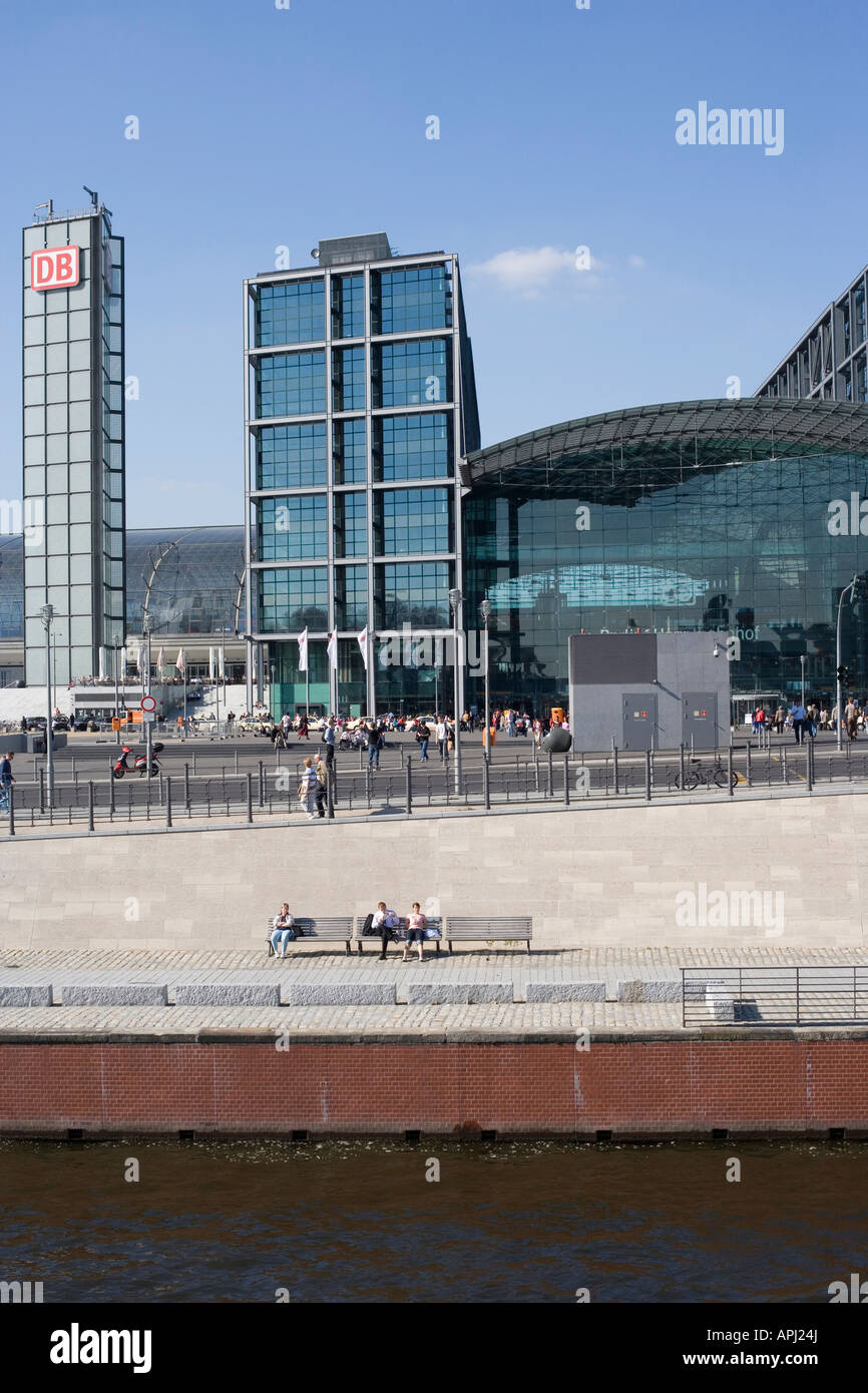 Deutschland, Berlin, Friedrichshain, Ostbahnhof (Hauptbahnhof) Stockfoto