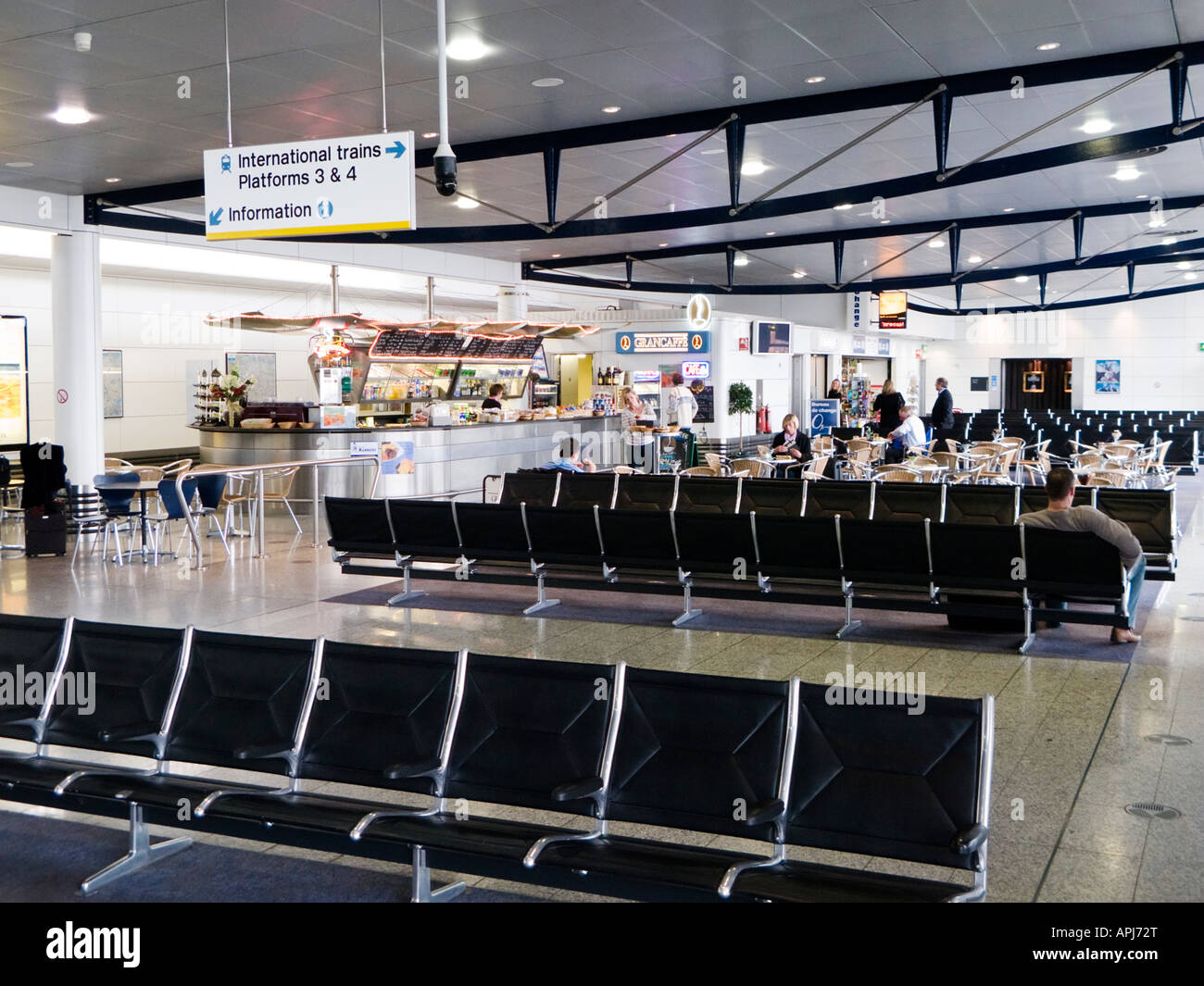 Ashford International Station "Eurostar nur" Departures lounge Ashford Kent UK Stockfoto