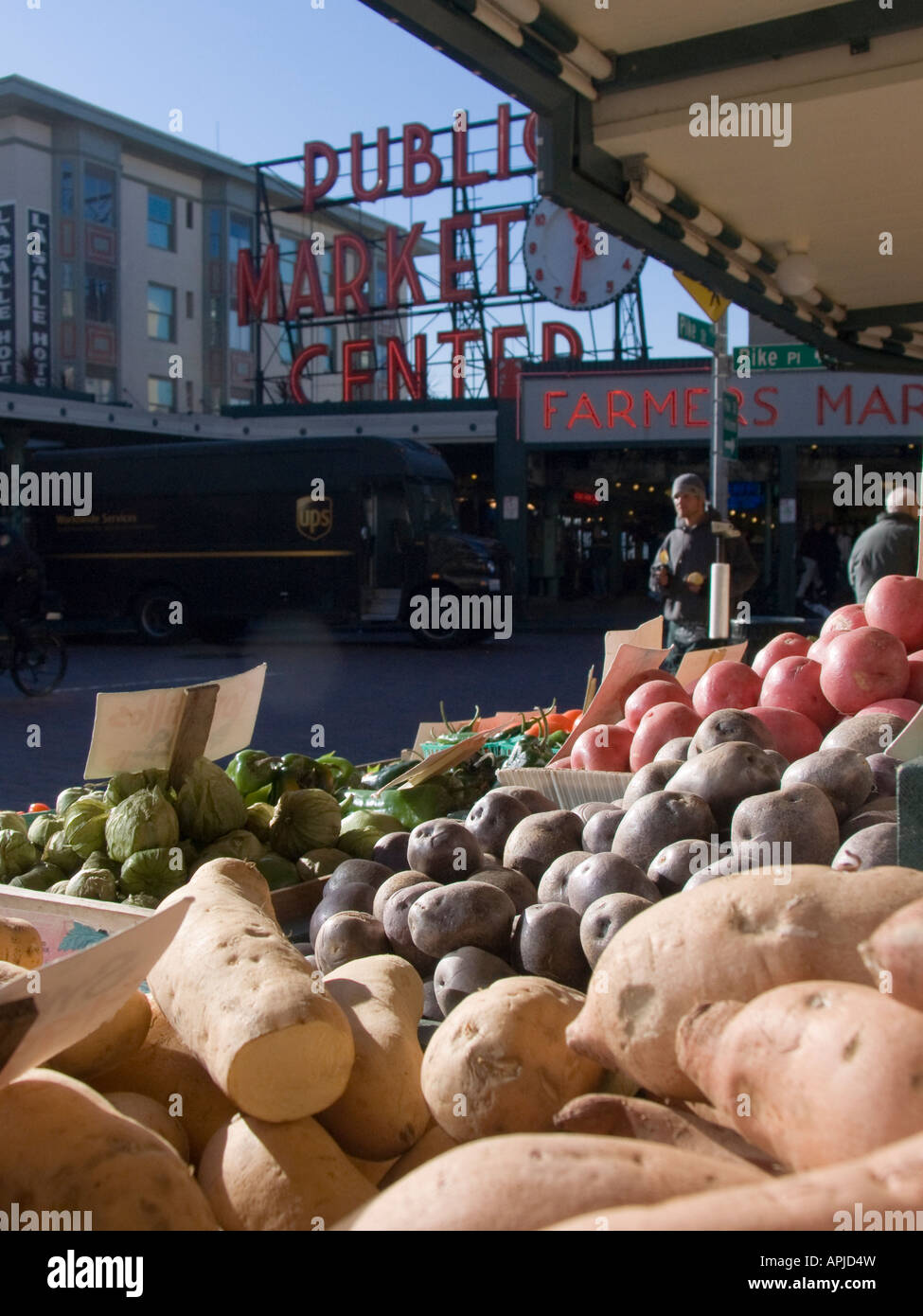 Pike Place Market Seattle Washington Stockfoto
