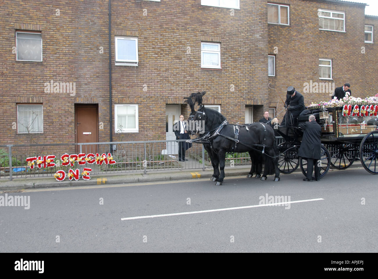 London England UK traditionelle Beerdigung Stockfoto