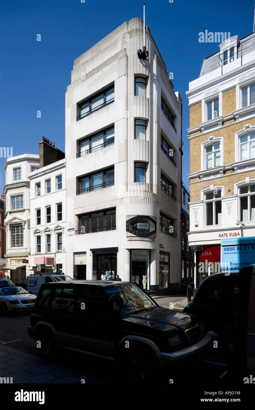 Greybrook Haus, 28 Brook Street, London. Stockfoto