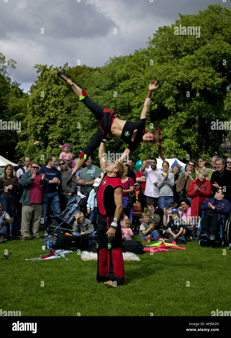 Edinburgh Fringe Sonntag Festival, Schottland, UK, Europa Stockfoto