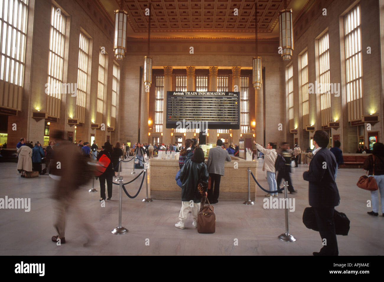 USA Pennsylvania Philadelphia 30th Street St Bahnhof Stockfoto