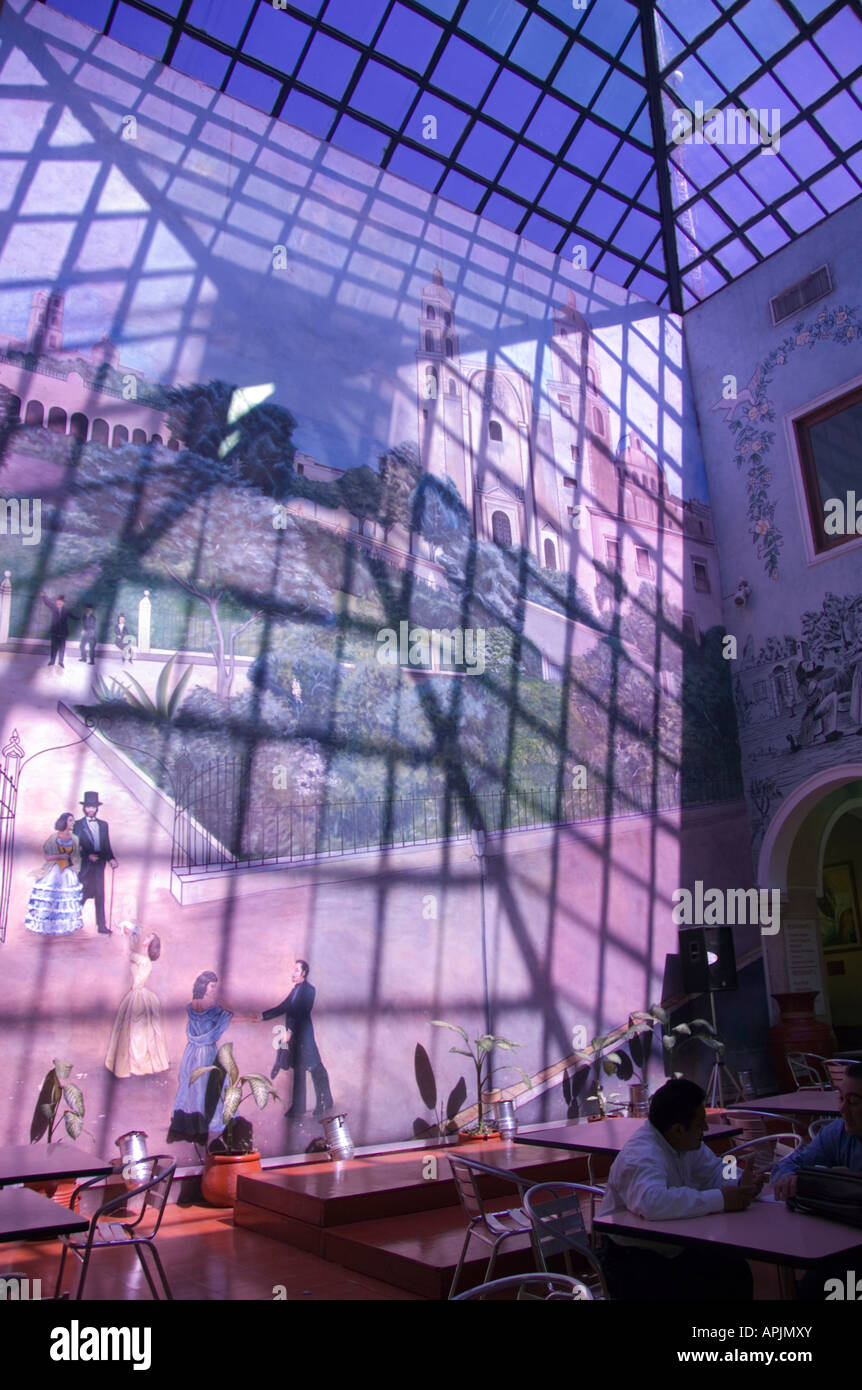 Cafe in Merida Stockfoto