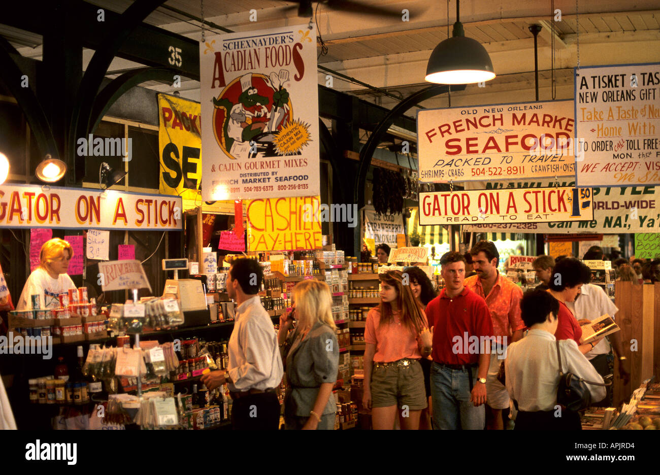 New Orleans französischer Markt USA Stockfoto