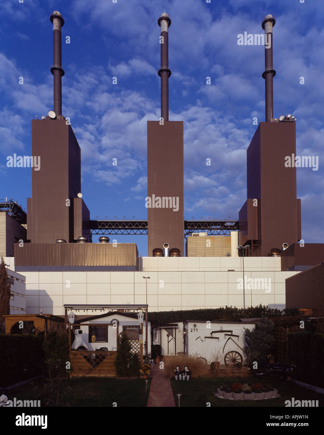 BerlinLichterfelde, Heizkraftwerk Stockfotografie Alamy