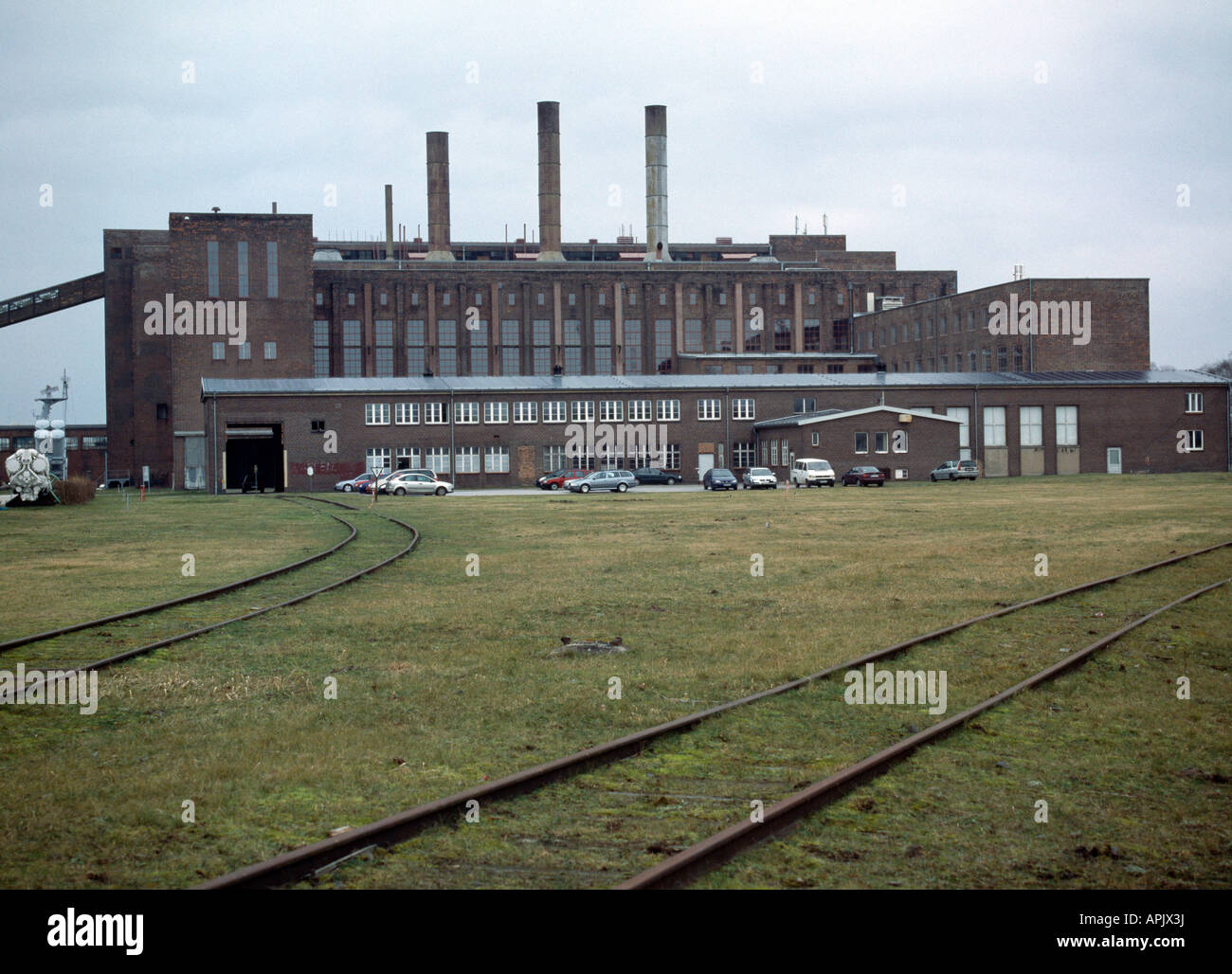 Peenemünde/Usedom, Ehemaliges Kraftwerk, Heeres-Campusplan, 1942 Stockfoto