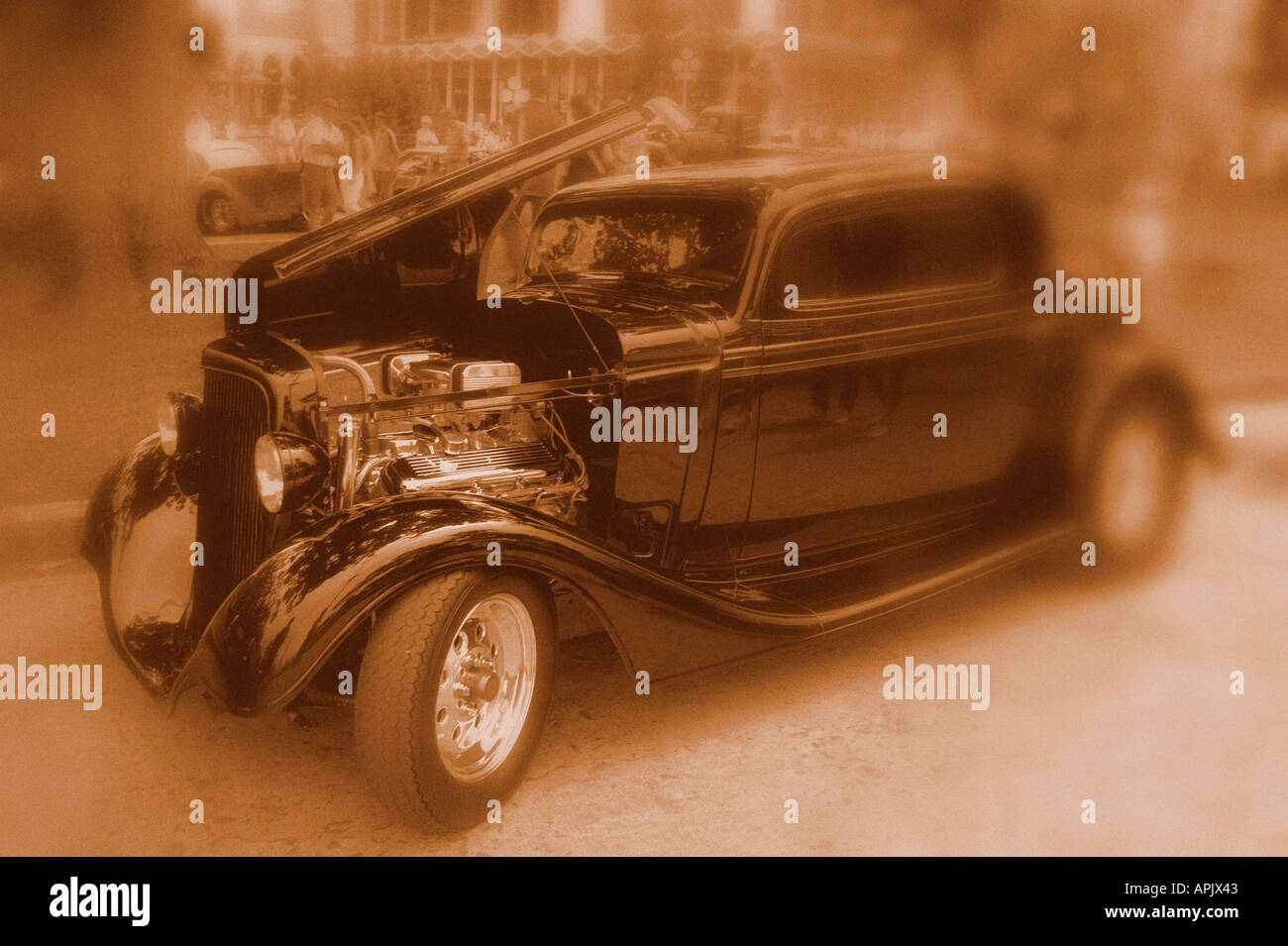 Klassische 1932 Ford Oldtimer.  Hinweis-digitale Effekte angewendet. Stockfoto