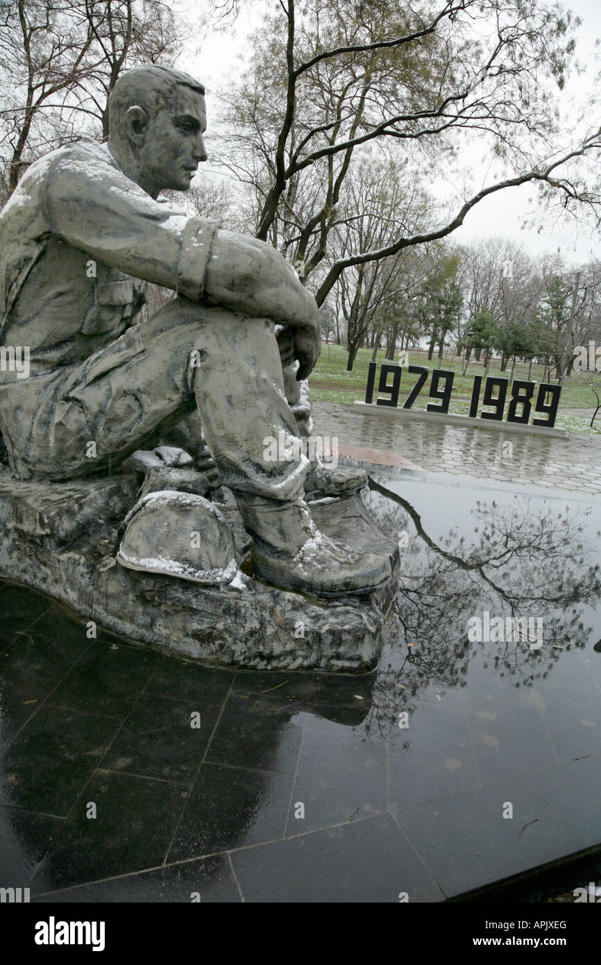 Afghanistan-Krieg-Denkmal, Schewtschenko-Park, Odessa, Ukraine. Stockfoto