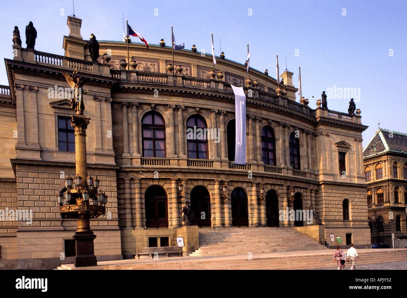 Tschechische Republik Prag Prague State Opera house Stockfoto