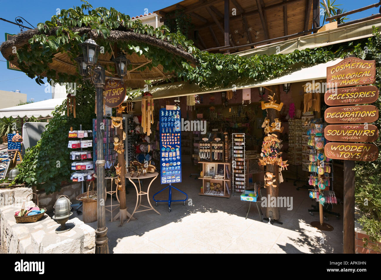Shopping In Crete Greece Stockfotos und bilder Kaufen Alamy
