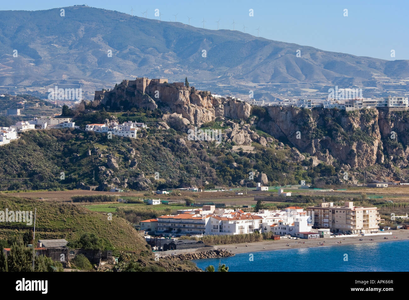 Salobreña Provinz Costa Tropical Granada Spanien Stockfoto