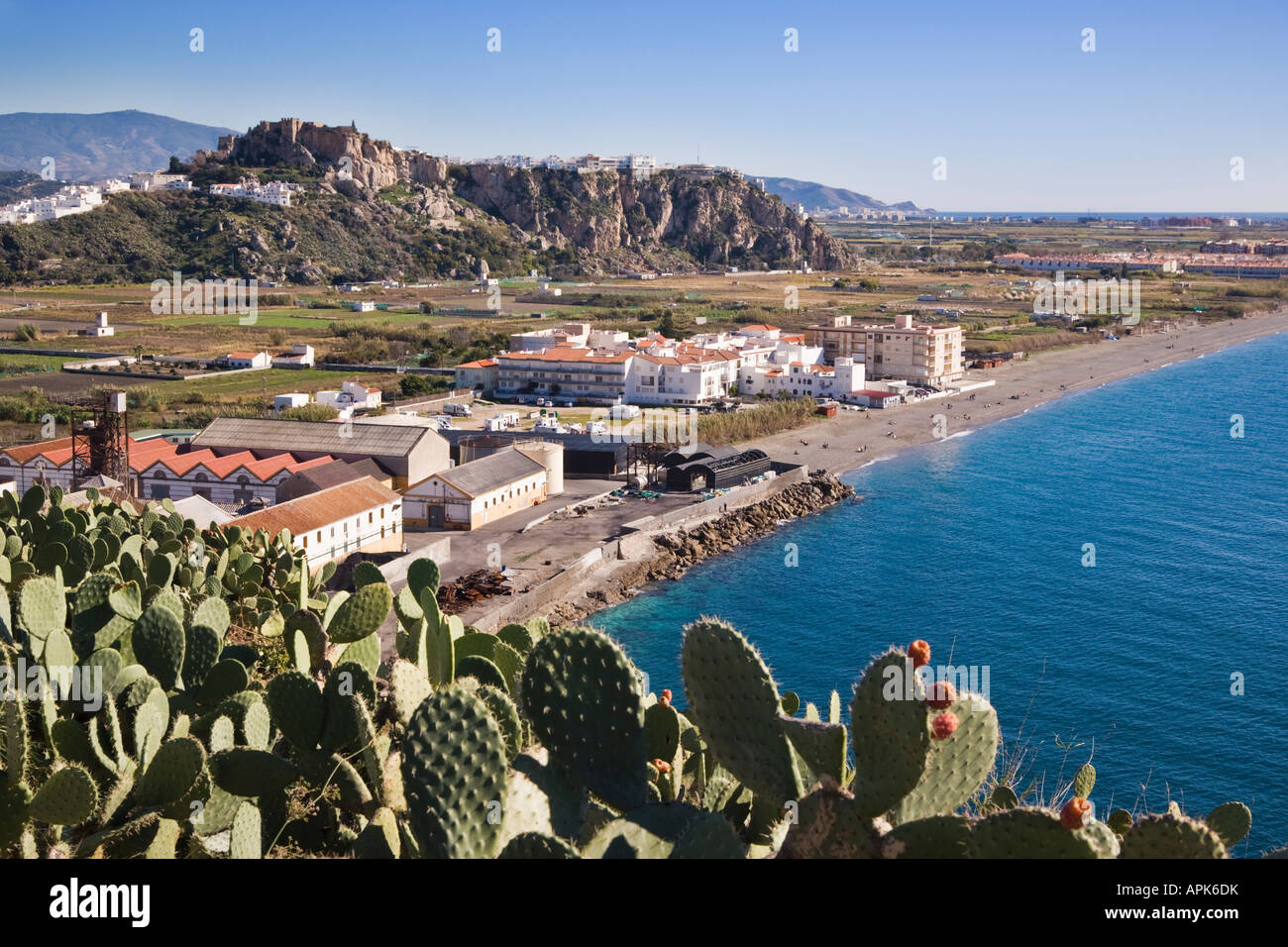 Salobreña Provinz Costa Tropical Granada Spanien Stockfoto