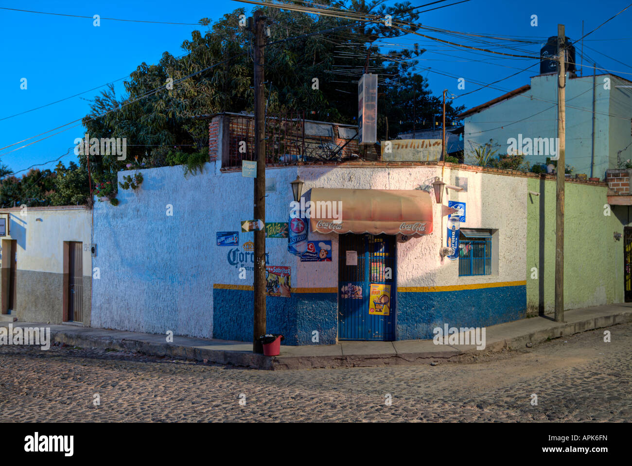 Ajijic Mexiko Schaufenster Stockfoto