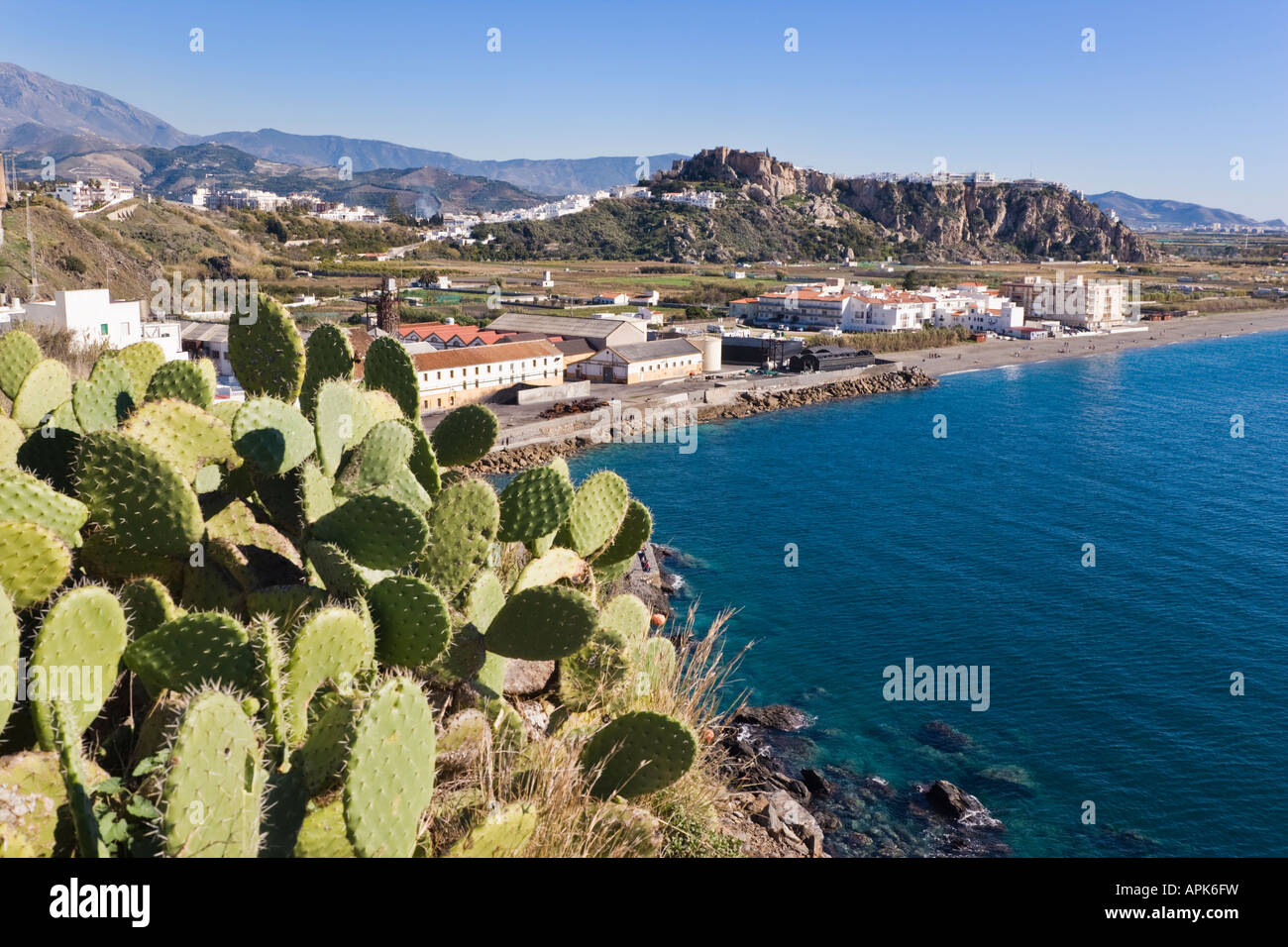 Salobreña Provinz Costa Tropical Granada Spanien Stockfoto