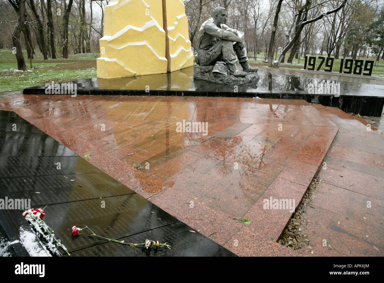 Afghanistan-Krieg-Denkmal, Schewtschenko-Park, Odessa, Ukraine. Stockfoto