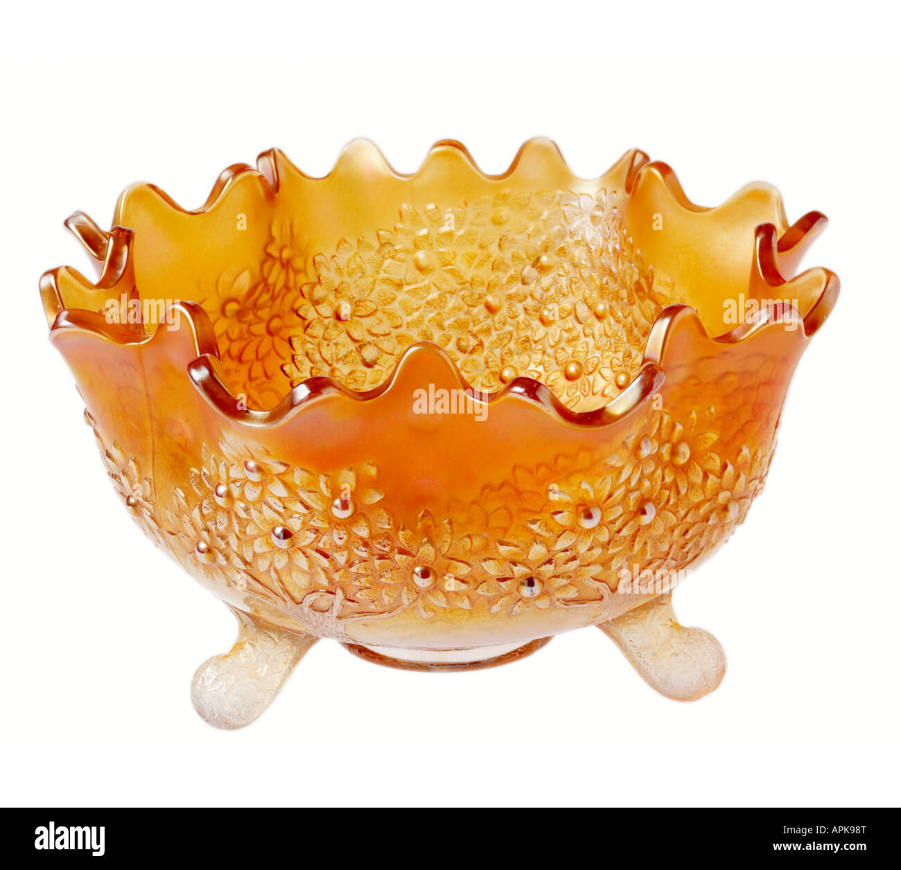 Orangenbaum Karneval Glasschale Stockfoto