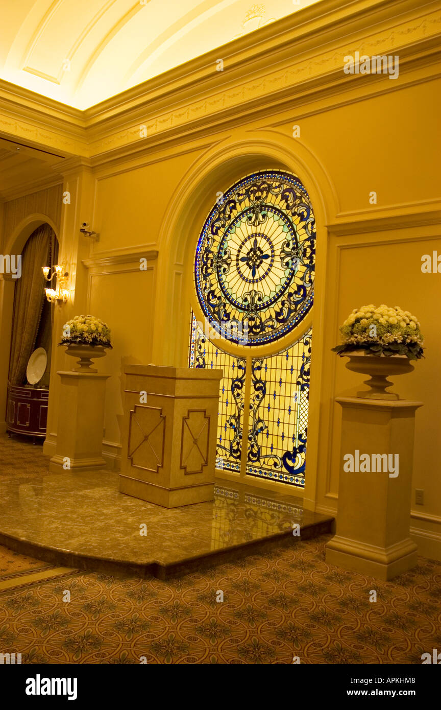 NV Las Vegas in Nevada City Wedding Chapel Fähigkeiten Caesars Palace Hotel und Casino Stockfoto