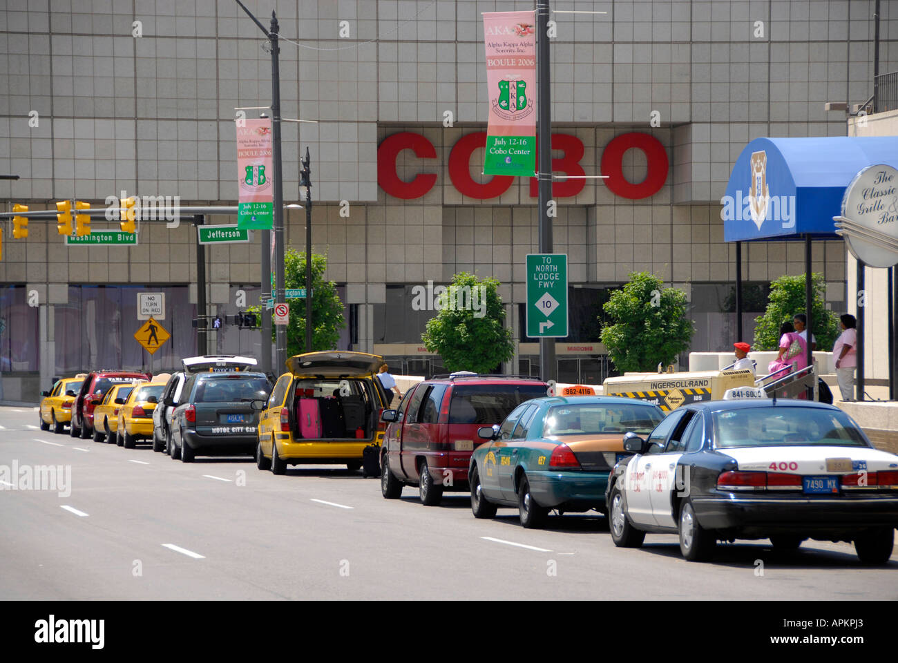 Cobo Hall Convention Center in der Innenstadt von Detroit Michigan Stockfoto