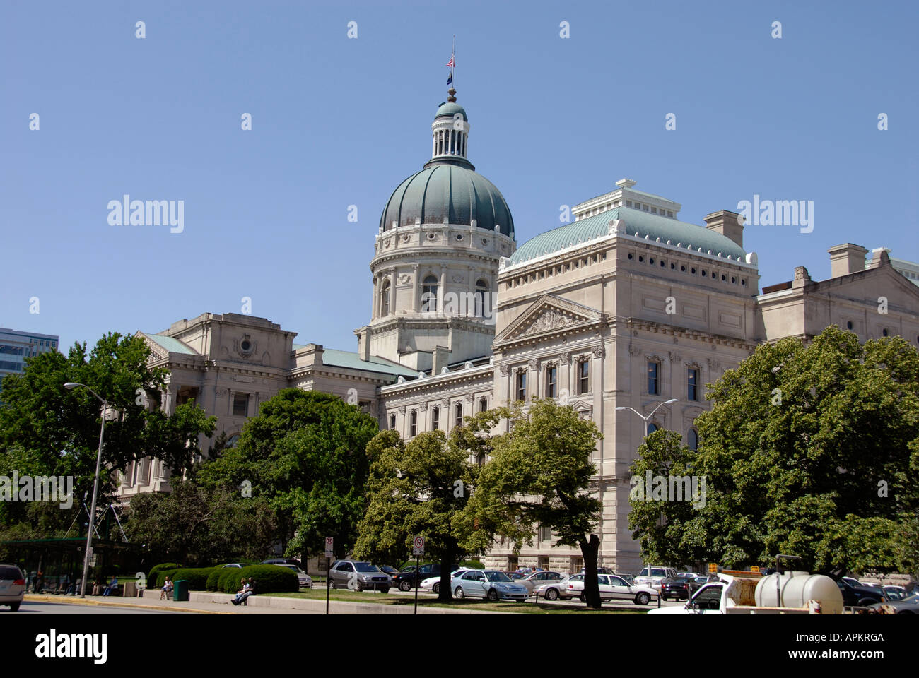 Das State Capitol Building in Indianapolis IN Indiana Stockfoto