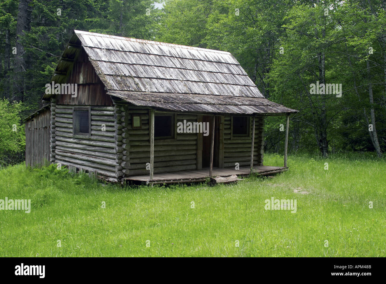 Michaels Ranch Elwha Trail Elwha Flusstal Olympic Nationalpark Olympic Peninsula Clallam County Washington USA Stockfoto
