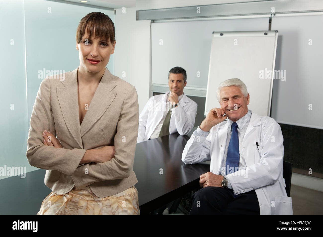 Krankenhaus-Manager Vorstandssitzung Stockfoto