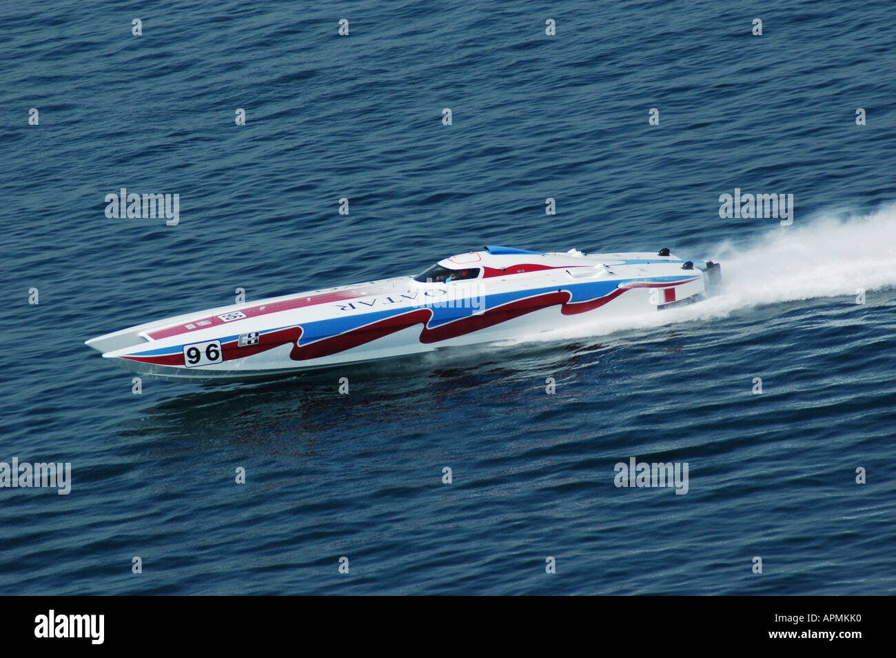 Katar-96 Klasse 1 Motorboot slowenischen Grand Prix Portoroz 3. September 2006 Stockfoto