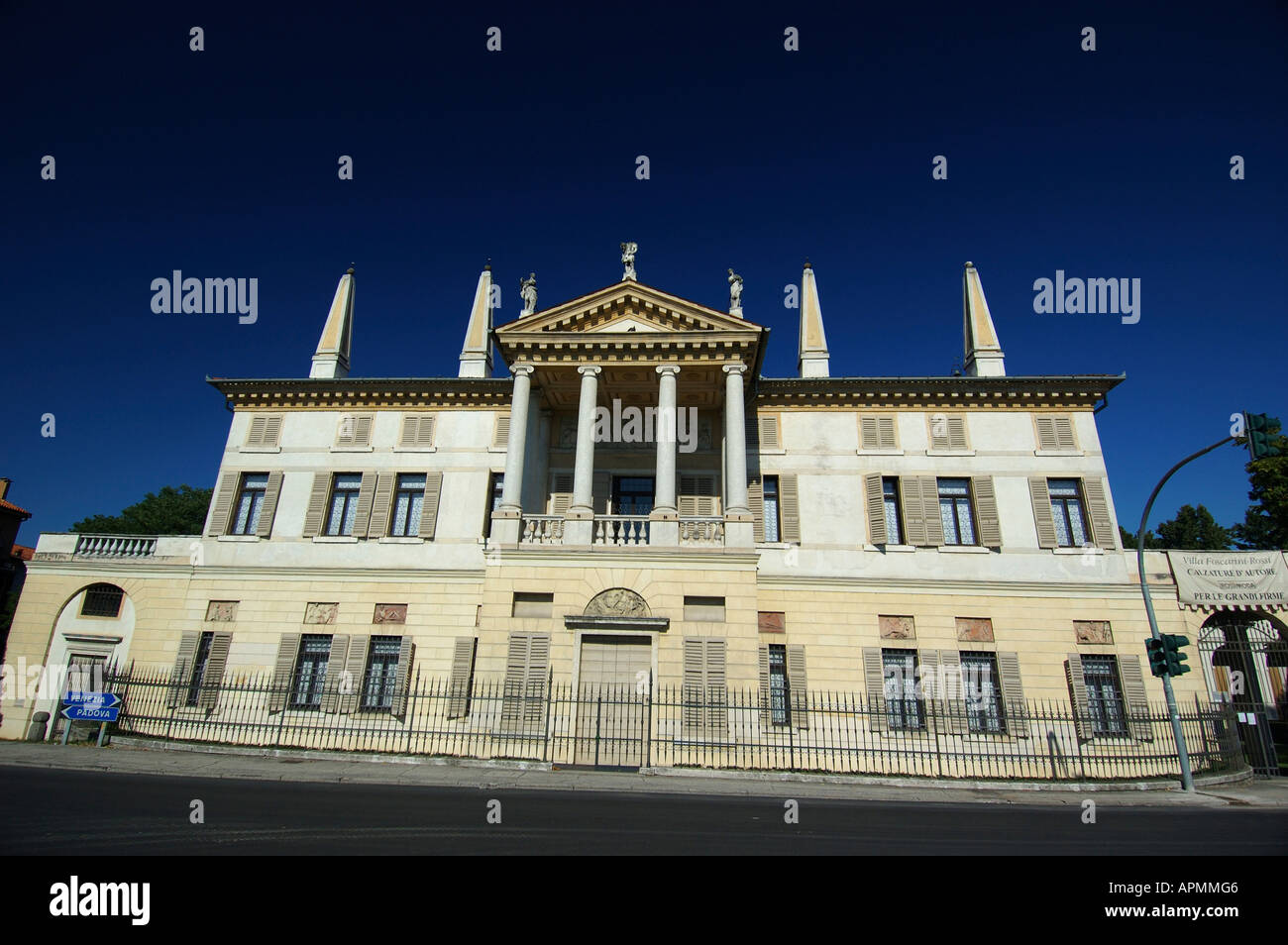 Villa Foscarini Rossi Stra Veneto Italien Stockfoto